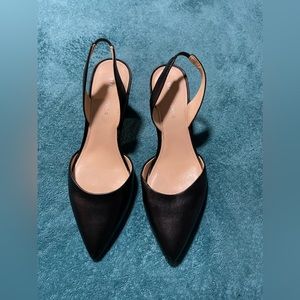 Mark Fisher Black Sling Back Heels